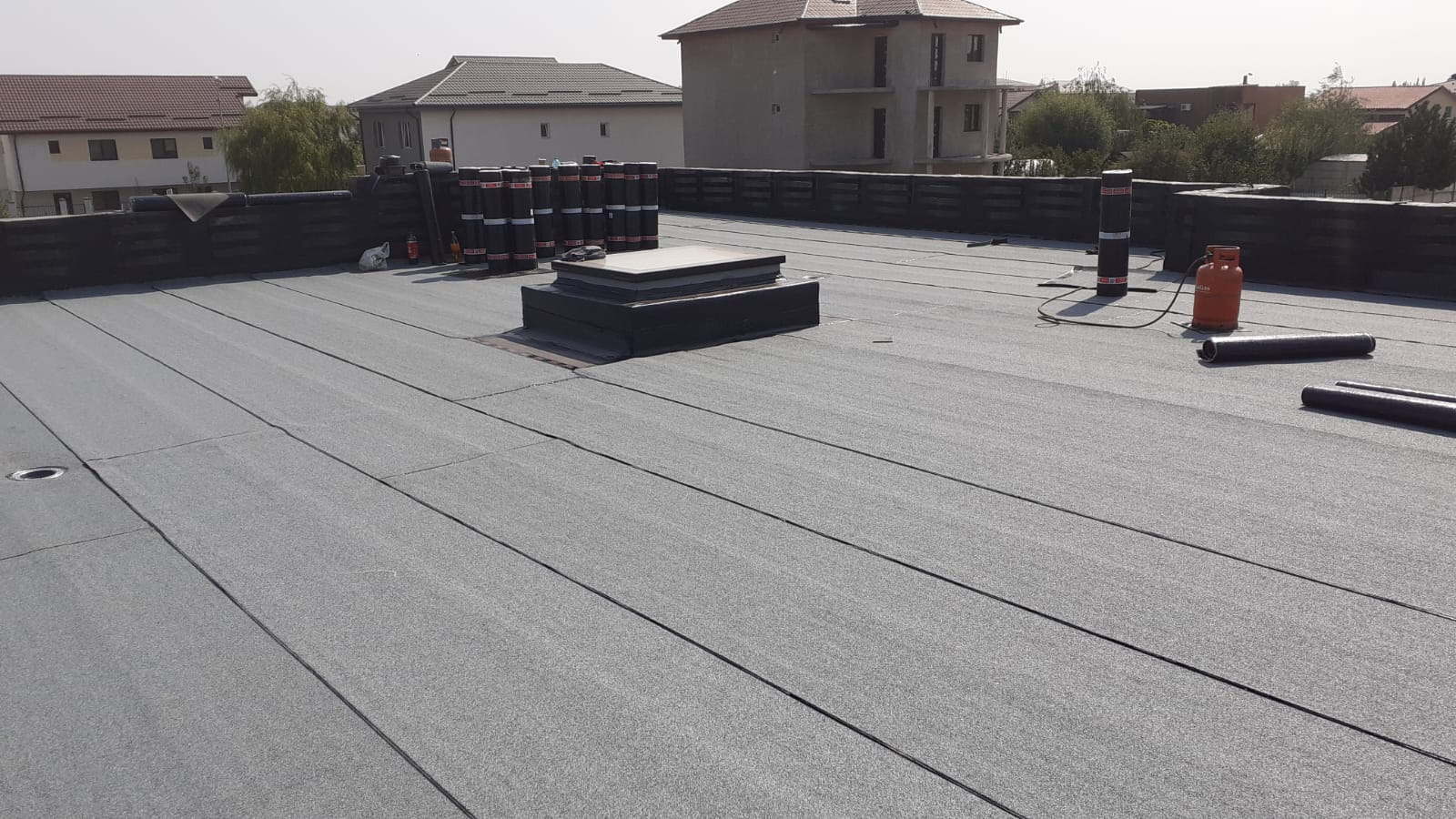 Priemyselná plochá strecha